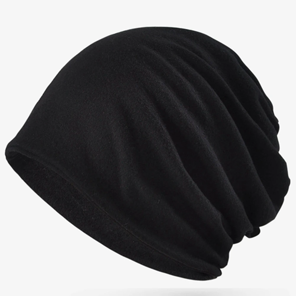 Man Winter Sports Bonnet Cap Lady Cotton Textured Striped Beanies Slouchy Style Skullies Hiphop Pile Hat Dad Warm Knitted Hats - Image 4