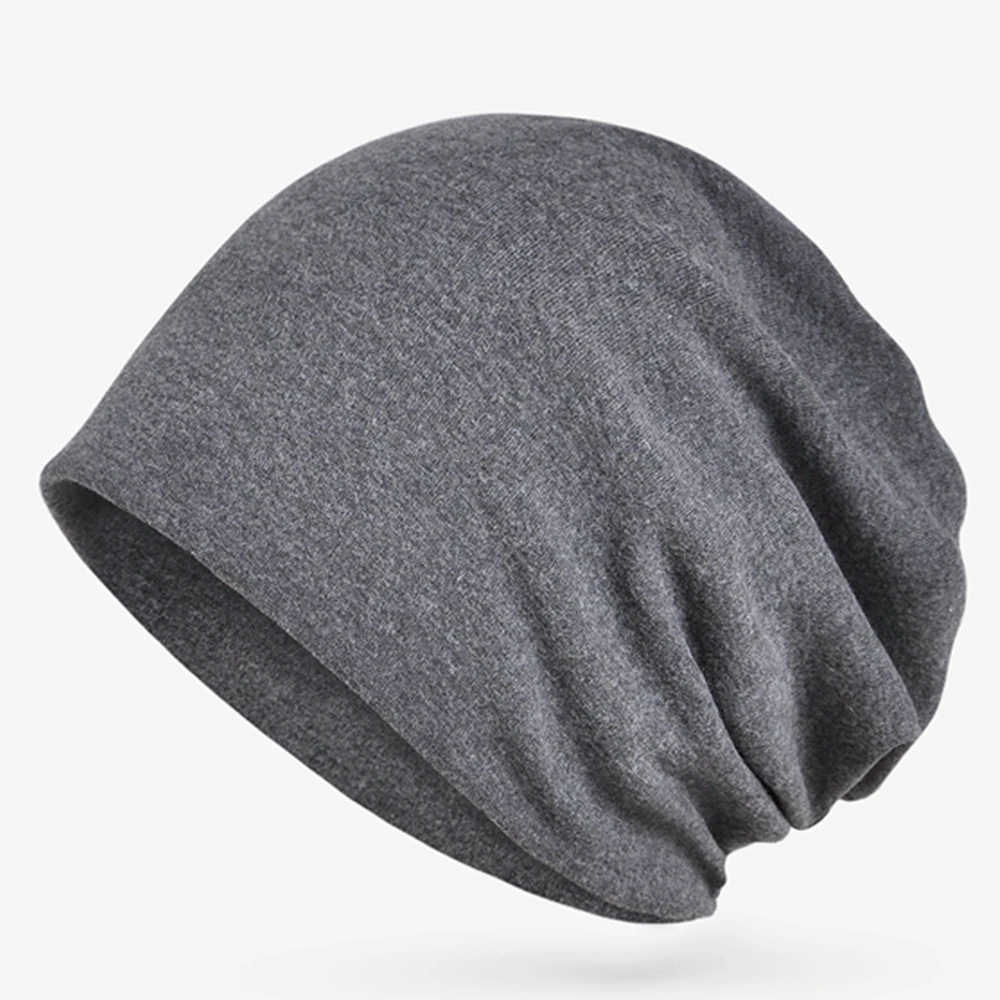 Man Winter Sports Bonnet Cap Lady Cotton Textured Striped Beanies Slouchy Style Skullies Hiphop Pile Hat Dad Warm Knitted Hats - Image 3