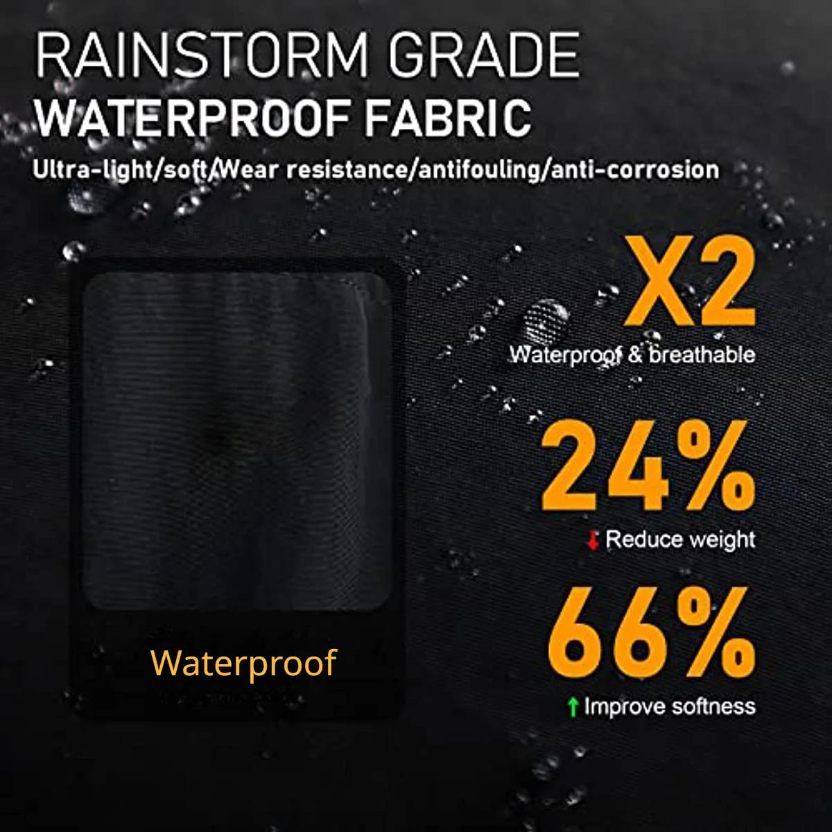 Waterproof Bucket Hat for Women Men Rain Hat UPF 50+ Wide Brim Boonie Sun Hat Foldable Summer Floppy Beach Fishing Safari Hat - Image 5