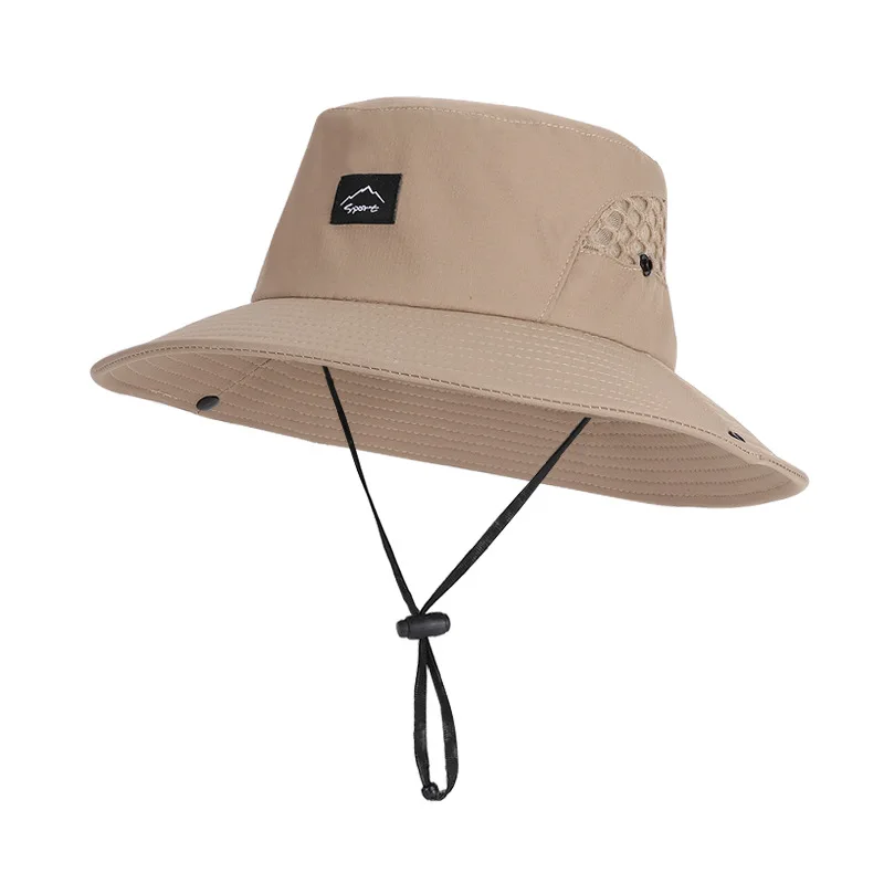 Summer Men's Breathable FIsherman Hat Outdoor Fishing Travel Cap Male Climbing UV Sun Protection Sunproof Bucket Hats For Men - Image 6
